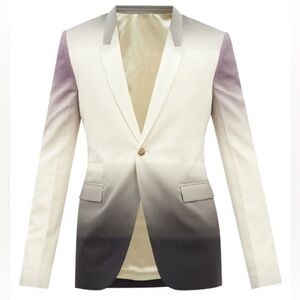 Rick Owens dégradé (ombré) wool-blend blazer